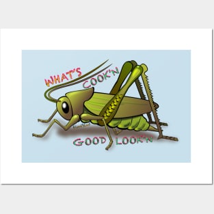 Green Cricket for Thanksgiving Dinner Posters and Art